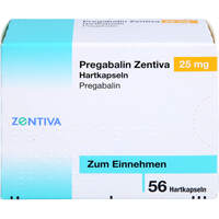 Pregabalin Zentiva 25 mg Hartkapseln, 56 st, Zentiva Pharma GmbH