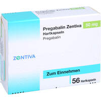 Pregabalin Zentiva 50 mg Hartkapseln, 56 st, Zentiva Pharma GmbH