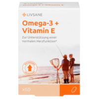 LIVSANE Omega-3 + Vitamin E, 60 st, PXG Pharma GmbH