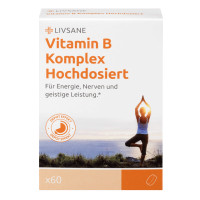 LIVSANE Vitamin B Komplex Hochdosiert, 60 st, PXG Pharma GmbH