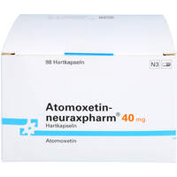 Atomoxetin-neuraxpharm 40mg Hartkapseln, 98 st, neuraxpharm Arzneimittel GmbH
