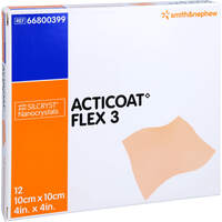 ACTICOAT Flex 3 10x10 cm Verband, 12 st, Aca Müller/Adag Pharma AG
