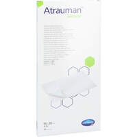 ATRAUMAN Silicone steril 10x20 cm Kompressen, 10 st, Aca Müller/Adag Pharma AG