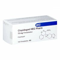 Clopidogrel HEC Pharm 75 mg Filmtabletten, 100 st, Hec Pharm GmbH