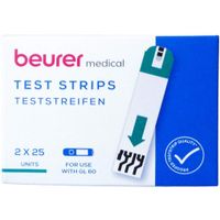 BEURER GL60 Blutzucker-Teststreifen, 50 st, BEURER GmbH