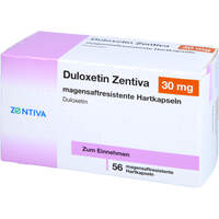 Duloxetin Zentiva 30 mg magensaftresistente Hartka, 56 Stk., Zentiva Pharma GmbH
