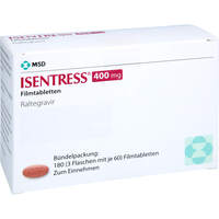 ISENTRESS 400 mg Filmtabletten, 180 st, Aca Müller/Adag Pharma AG
