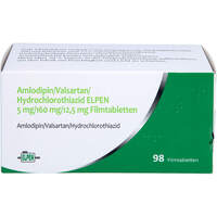Amlodipin/Valsartan/HCT ELPEN 5 mg/160 mg/12.5 mg, 98 st, Elpen Pharmaceutical Co. Inc.
