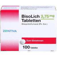 BisoLich 3.75 mg Tabletten, 100 Stk., Zentiva Pharma GmbH