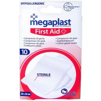 Gazekompressen 20x20 cm steril megaplast, 10 st, Axisis GmbH