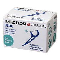 TANDEX FLOSI Charcoal Blue, 80 Stk., Tandex GmbH