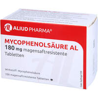 Mycophenolsäure AL 180 mg magensaftres. Tabletten, 100 st, Aliud Pharma GmbH