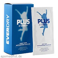 EVERDRY Antitranspirant Body PLUS Pflege Tücher, 10 Stück, Functional Cosmetics Company AG