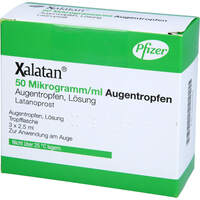 Xalatan 50 Mikrogramm/ml Augentropfen, 3x2.5 ml, Originalis B.V.