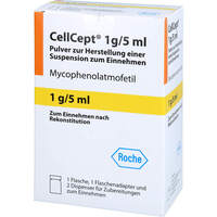 CellCept 1 g/5 ml Pulver z.Herstell.e. Susp.z.Einn, 110 g, Originalis B.V.