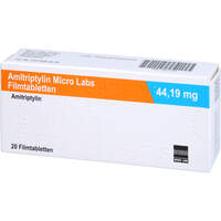 Amitriptylin Micro Labs 44.19 mg Filmtabletten, 20 Stk., Micro Labs GmbH