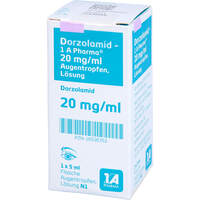 Dorzolamid - 1 A Pharma 20 mg/ml Augentr. L&ouml;sung, 1x5 ml, 1 A Pharma GmbH