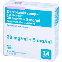 Dorzolamid comp - 1 A Pharma 20 mg/ml+5 mg/ml ATR, 3x5 ml, 1 A Pharma GmbH