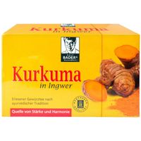 Kurkuma in Ingwer Tee, 20 st, Baders Gesundheit GmbH