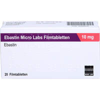 Ebastin Micro Labs 10 mg Filmtabletten, 20 st, Micro Labs GmbH