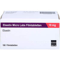 Ebastin Micro Labs 10 mg Filmtabletten, 100 Stk., Micro Labs GmbH
