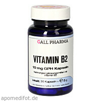 VITAMIN B2 10MG GPH KAPSELN, 30 st, Hecht-Pharma GmbH