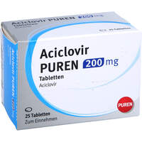 Aciclovir PUREN 200 mg Tabletten, 25 Stk., PUREN Pharma GmbH & Co. KG