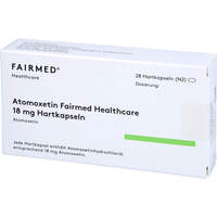 Atomoxetin Fairmed Healthcare 18 mg Hartkapseln, 28 st, Fairmed Healthcare GmbH