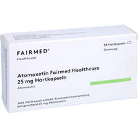 Atomoxetin Fairmed Healthcare 25 mg Hartkapseln, 56 st, Fairmed Healthcare GmbH