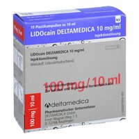 LIDOcain DELTAMEDICA 10mg/ml Plastik Ampullen