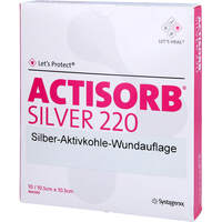 ACTISORB 220 Silver 10.5x10.5 cm steril Kompressen, 10 st, Acti Medi GmbH