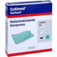 CUTIMED Sorbact Kompressen 4x6 cm, 6 st, + Prisoma GmbH