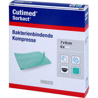 CUTIMED Sorbact Kompressen 7x9 cm, 6 Stk., + Prisoma GmbH