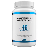 Magnesiumbisglycinat KLEAN LABS, 120 st, Supplementa GmbH