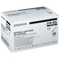 ENFit Spritze mit Low-Dose-Tip 3 ml, 100 st, Avanos Medical Deutschland GmbH