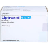 Liptruzet 10 mg/40 mg Filmtabletten, 100 st, Medicopharm AG