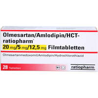 Olmesartan/Amlodipin/HCT-ratio 20/5/12.5mg Filmta., 28 Stk., ratiopharm GmbH