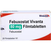 Febuxostat Vivanta 80 mg Filmtabletten, 28 Stk., Vivanta Generics s.r.o