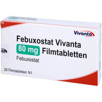 Febuxostat Vivanta 80 mg Filmtabletten, 28 Stk., Vivanta Generics s.r.o