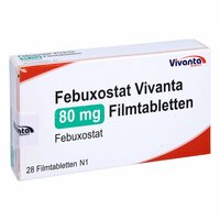 Febuxostat Vivanta 80 mg Filmtabletten, 28 Stk., Vivanta Generics s.r.o