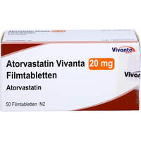 Atorvastatin Vivanta 20 mg Filmtabletten, 50 st, Vivanta Generics s.r.o