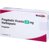 Pregabalin Vivanta 25 mg Hartkapseln, 14 st, Vivanta Generics s.r.o