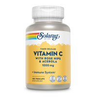 Vitamin C 1000 mg mit Hageb & Acerola verz Solaray, 100 st, Supplementa GmbH