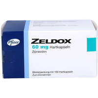 ZELDOX 60 mg Hartkapseln, 100 st, Allomedic GmbH