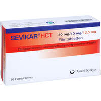 SEVIKAR HCT 40 mg/10 mg/12.5 mg Filmtabletten, 98 st, Orifarm GmbH
