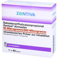 Salmeterol/Fluticasonpropionat ZEN Air 50/250 ug, 60 Stk., Zentiva Pharma GmbH
