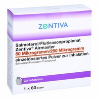 Salmeterol/Fluticasonpropionat ZEN Air 50/250 ug, 60 Stk., Zentiva Pharma GmbH