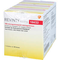 Revinty Ellipta 184 ug/22 ug einzeld.P.z.Inh.30ED, 3 st, Eurimpharm Arzneimittel GmbH