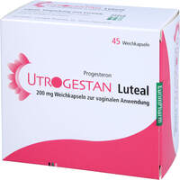 Utrogestan Luteal 200 mg Weichkaps.z.vaginal.Anwe., 45 st, Eurimpharm Arzneimittel GmbH