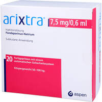 Arixtra 7.5 mg/0.6 ml Injektionslsg. Fertigspritze, 20x0.6 ml, Haemato Pharm GmbH